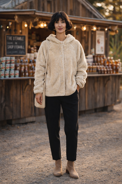 Mali Crème - Veste doudou extra douce