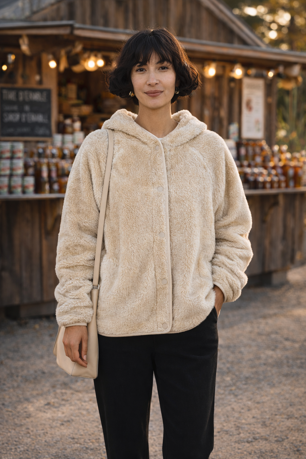 Mali Crème - Veste doudou extra douce