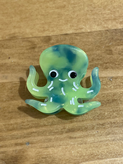 Animaux de la Mer Mini Pinces à cheveux en acétates colorés