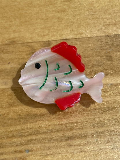 Animaux de la Mer Mini Pinces à cheveux en acétates colorés