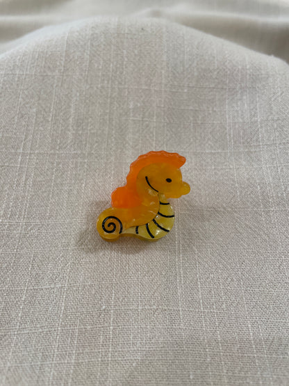 Animaux de la Mer Mini Pinces à cheveux en acétates colorés