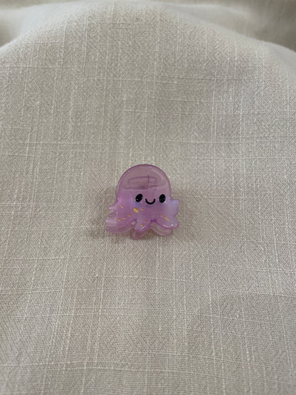 Animaux de la Mer Mini Pinces à cheveux en acétates colorés