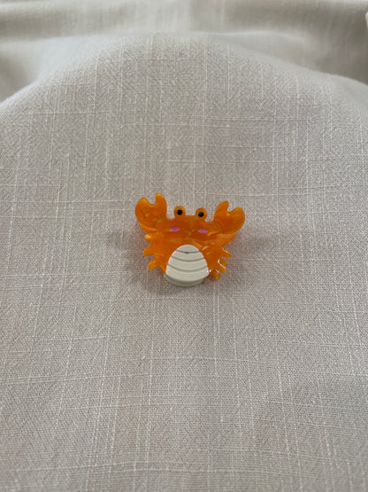 Animaux de la Mer Mini Pinces à cheveux en acétates colorés