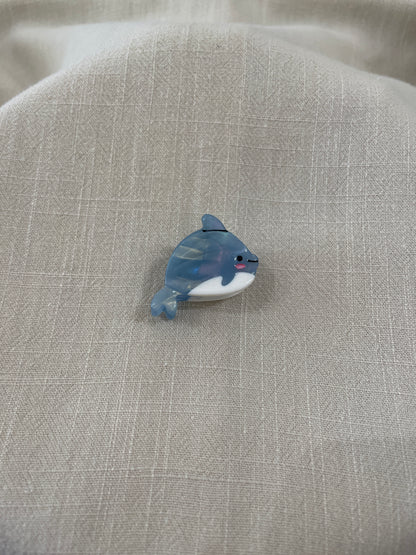 Animaux de la Mer Mini Pinces à cheveux en acétates colorés