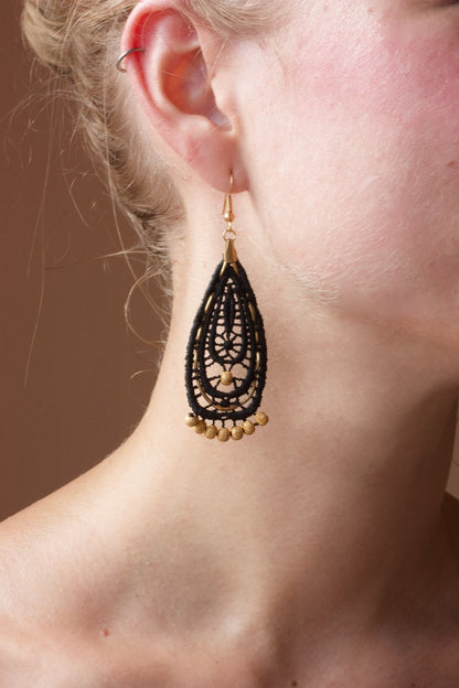 Cavatina Noir Boucles d'oreilles