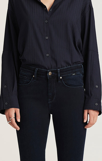 Vicky bleu foncé - Jeans Bootcut taille mi-haute