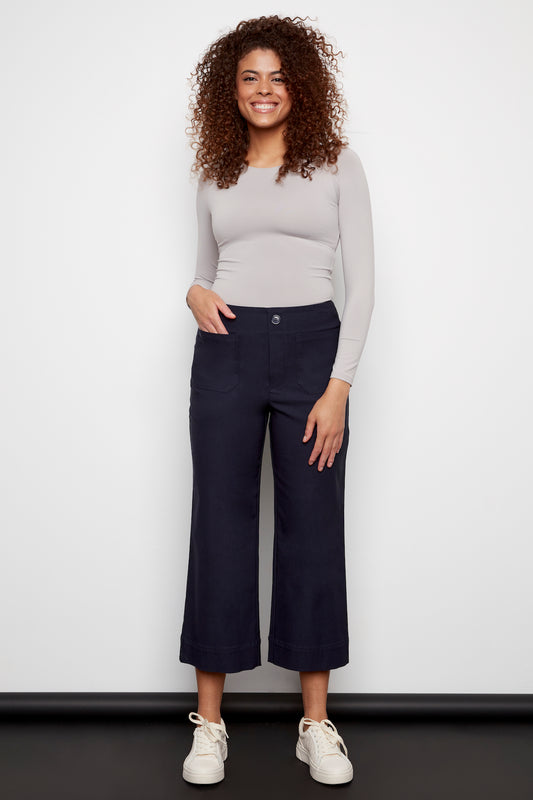 Elizabeth Marine Pantalon large