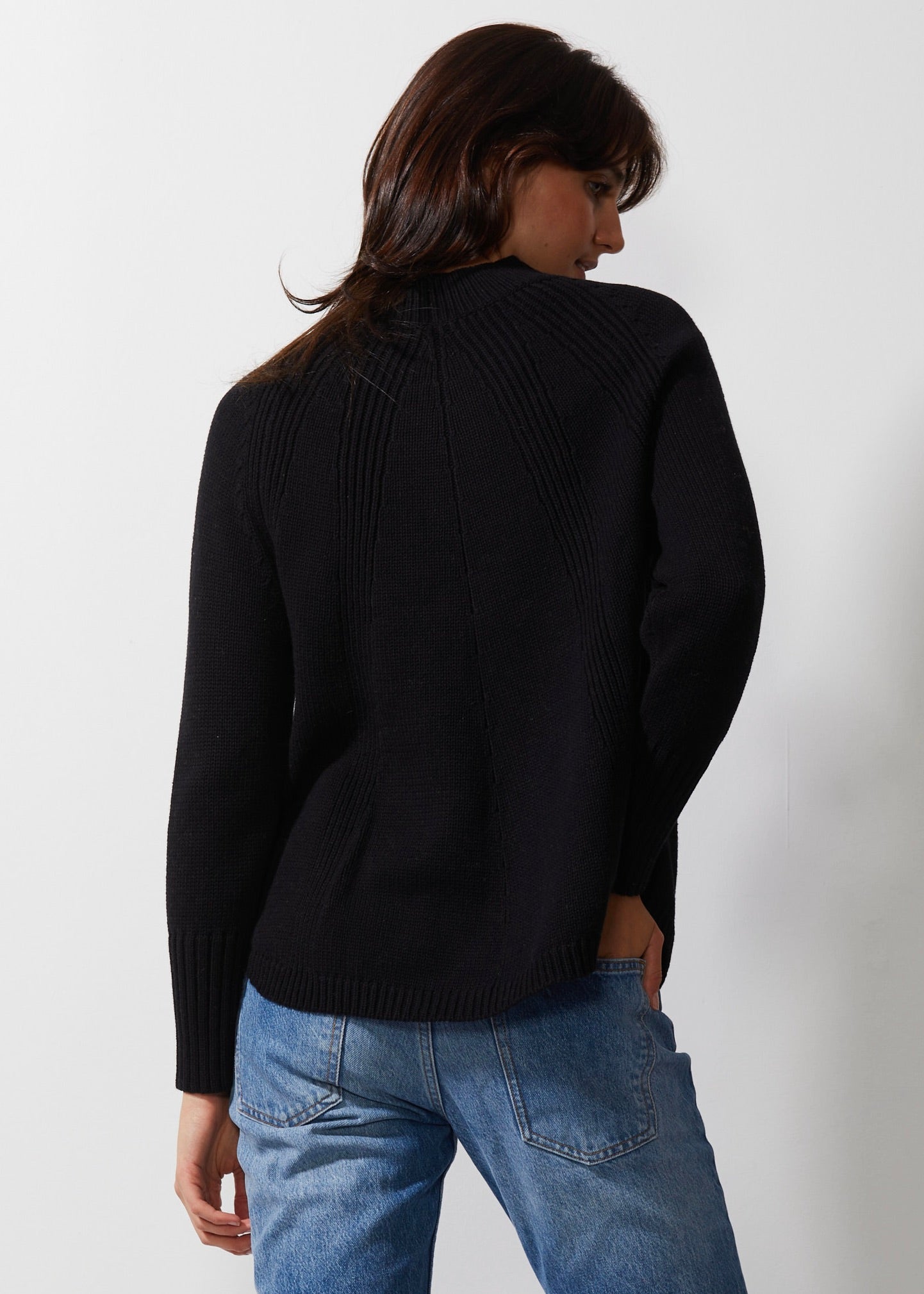 Shopie Noir Pull en coton