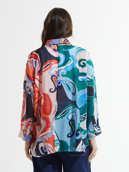 Charlotte Couleur - Chemise légère et coloré en coton