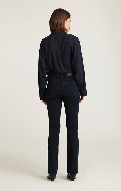 Vicky bleu foncé - Jeans Bootcut taille mi-haute