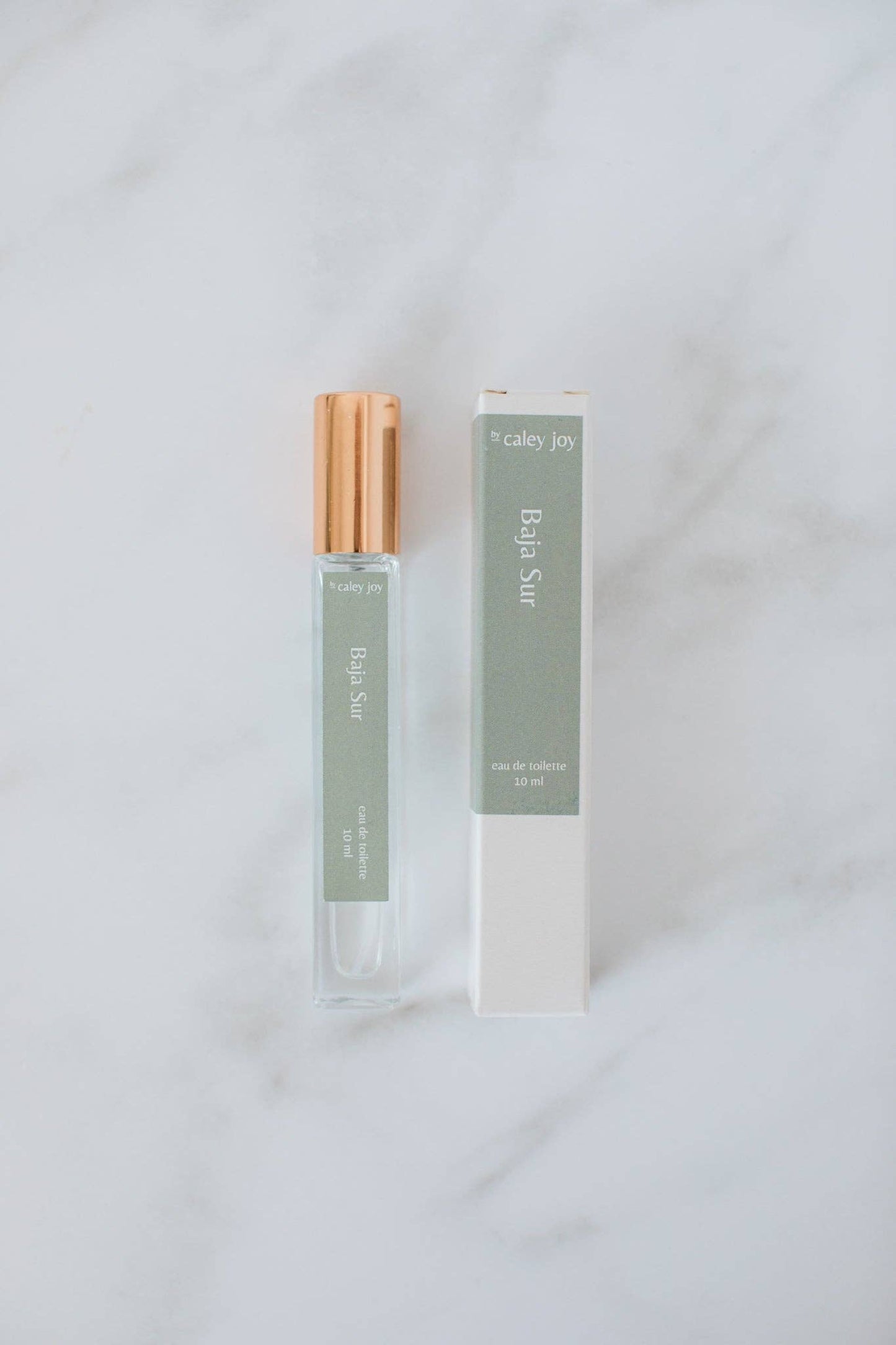 Flacon Baja Sur avec boite blanche + parfum frais boise solaire
