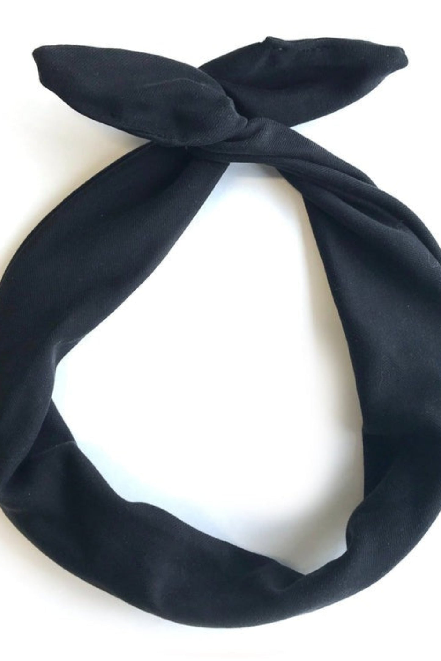 Torsadé uni Bandeau en tissu avec tige en métal – Confort et style modulable