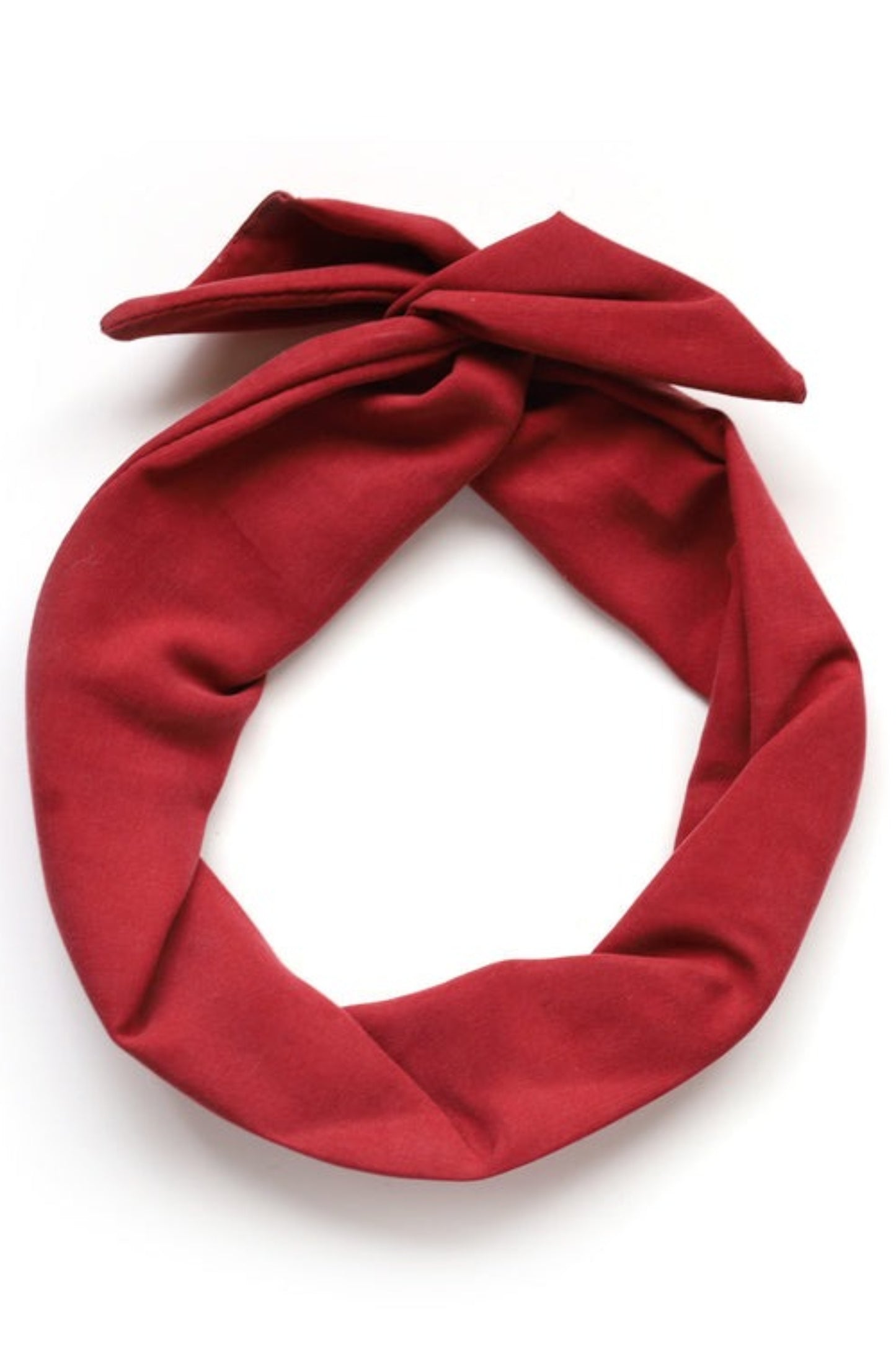 Torsadé uni Bandeau en tissu avec tige en métal – Confort et style modulable