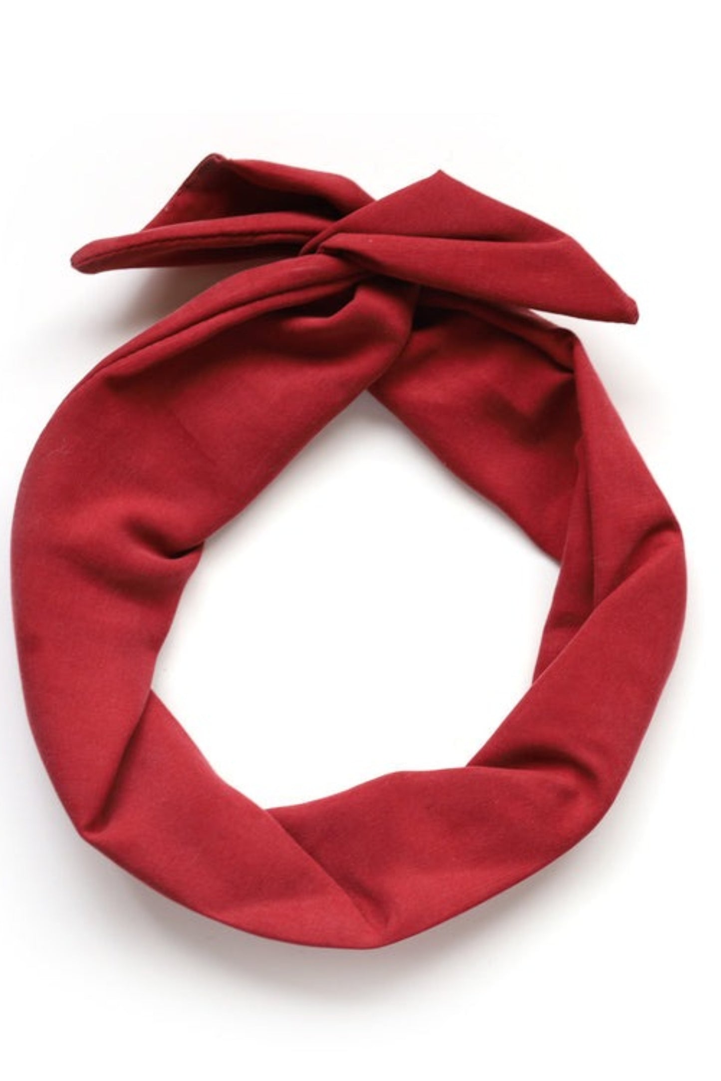 Torsadé uni Bandeau en tissu avec tige en métal – Confort et style modulable