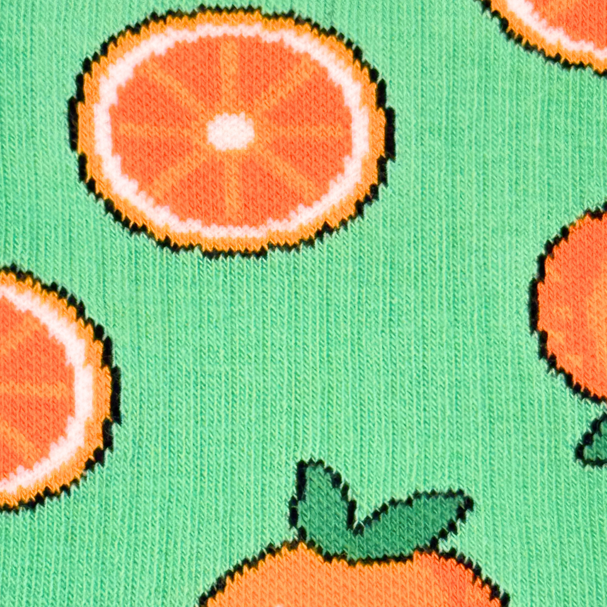 Chaussettes citron et orange