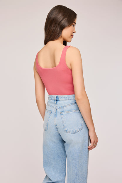 Belize Rose - Camisole en viscose doublée