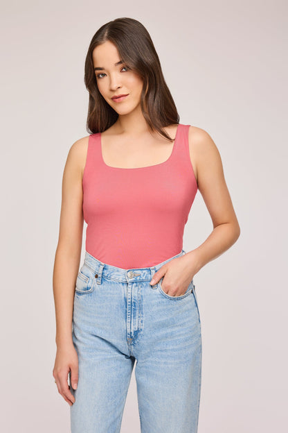 Belize Rose - Camisole en viscose doublée