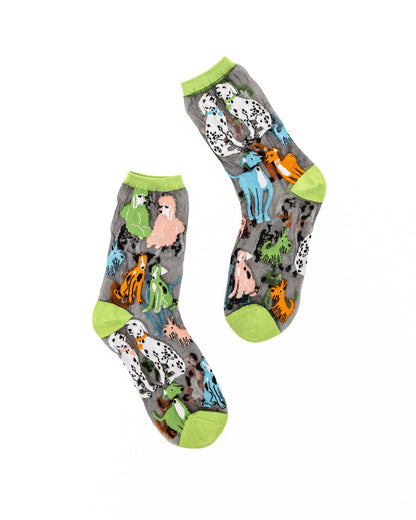 Chaussettes transparentes Dopamine Dogs Qualité Supérieure