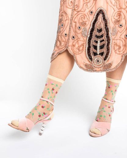 Rosettes - Chaussettes transparentes résistantes ultra tendances