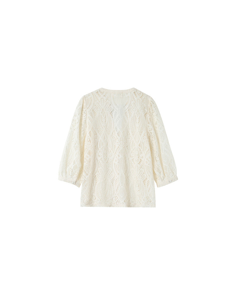 Misha Ecru Blouse