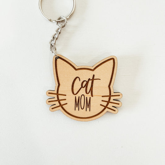 Cat Mom Porte-clé