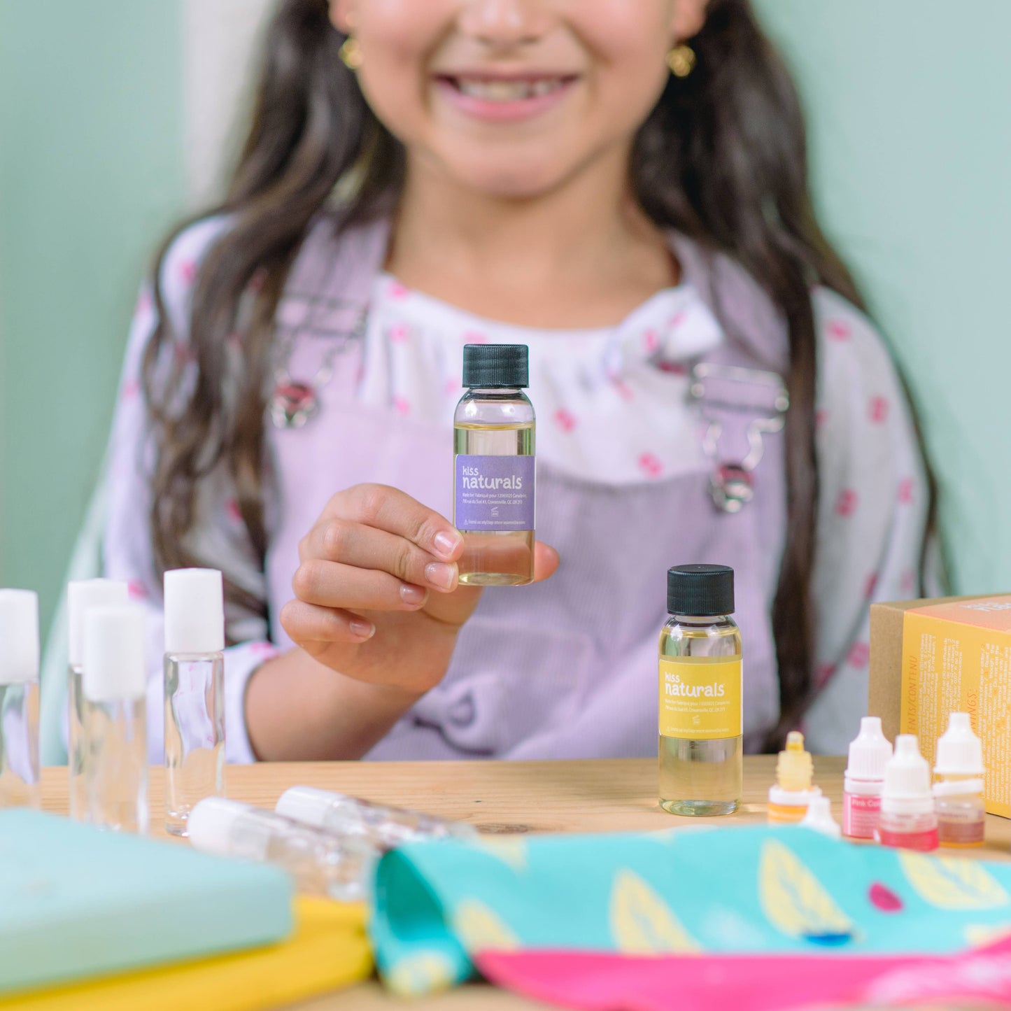 Kit de brillant à lèvres Kiss Naturals DIY Lava (enfants)