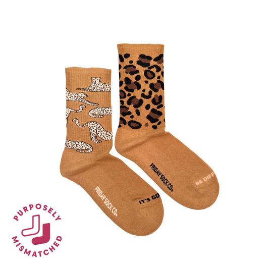 Chaussettes léopard mix
