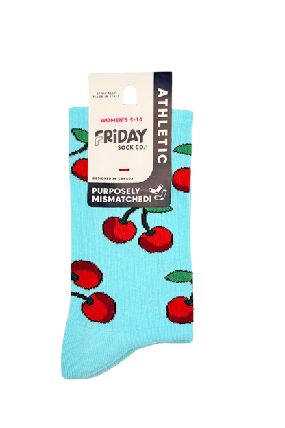 Chaussettes gourmandes dépareillées avec emballage Friday Sock Co
