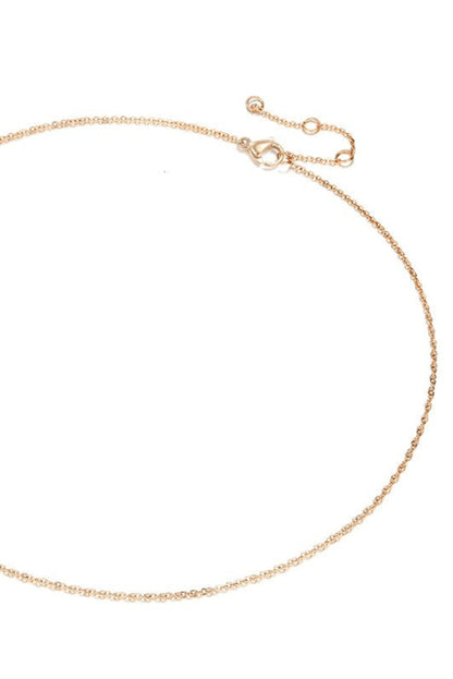 Chaîne fine or rosé – style minimaliste et élégant