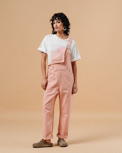 Aria Rose - Salopette pantalon en coton