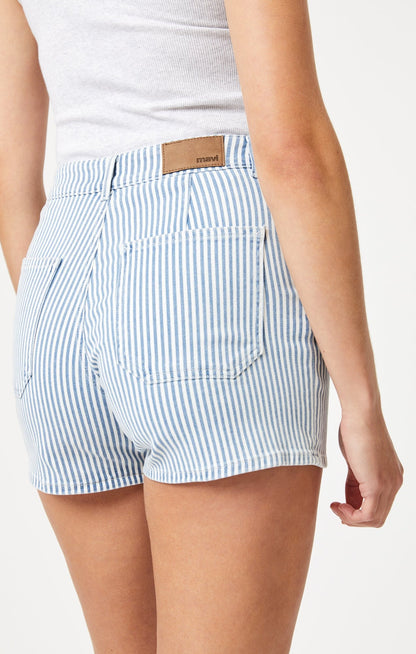 Kylie Bleu - Short rayé