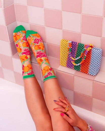 Orangeade - Chaussettes transparentes résistantes ultra tendances