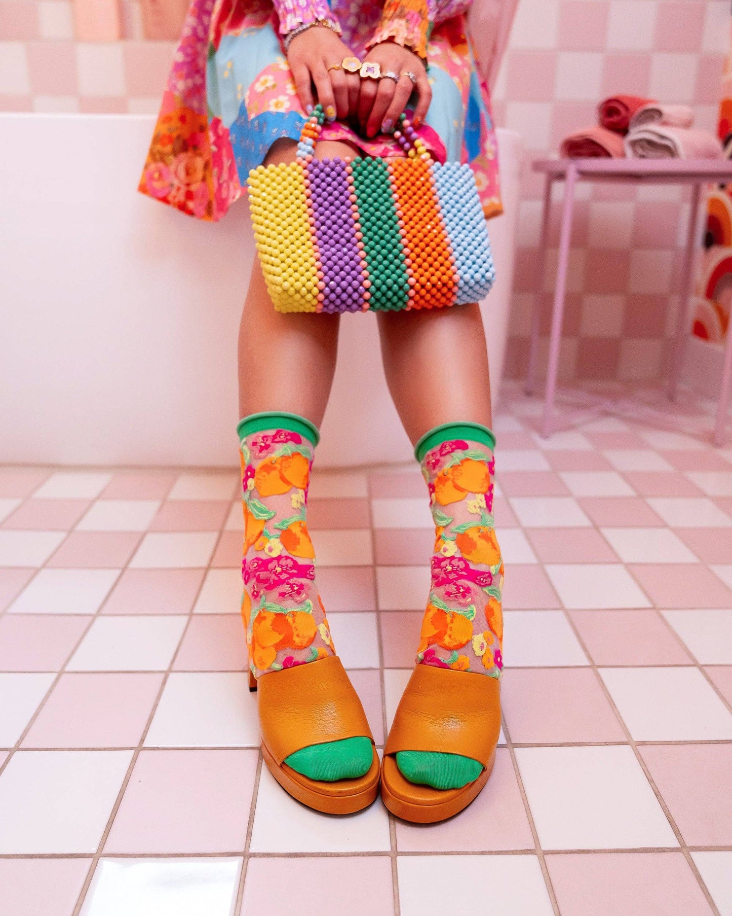 Orangeade - Chaussettes transparentes résistantes ultra tendances
