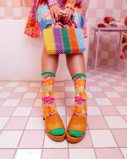 Orangeade - Chaussettes transparentes résistantes ultra tendances