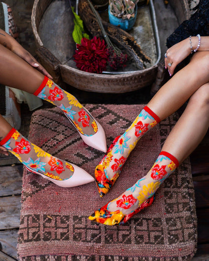 Art Deco - Chaussettes transparentes résistantes ultra tendances