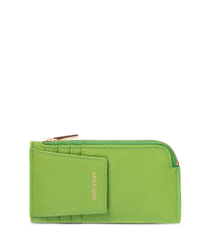 porte-cartes face avant avec logo discret