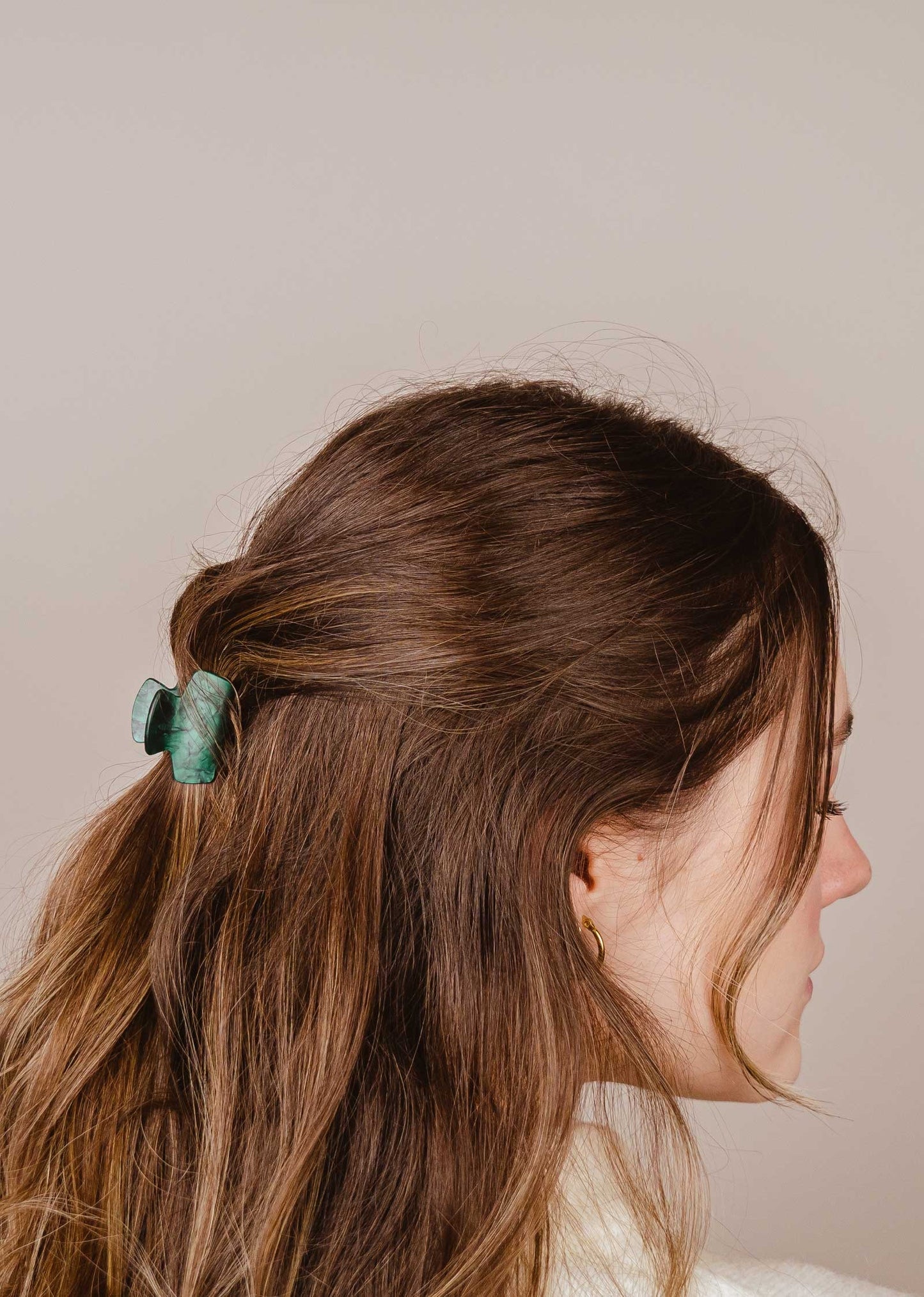 Jade Mini Pince à cheveux