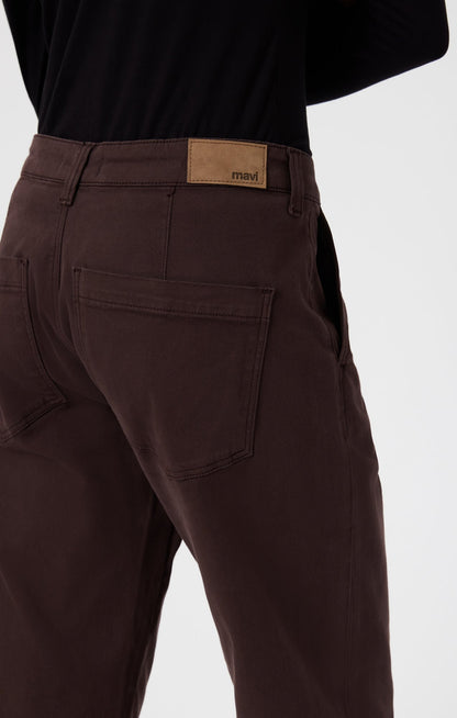 Lauren Espresso - Pantalon droit Chino doux