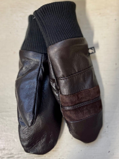 Mitaines en cuir recyclé