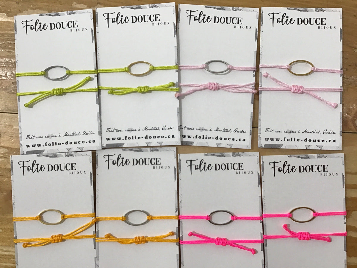 Bracelet d’amitié Lucky en acier inoxydable, bijou symbolique