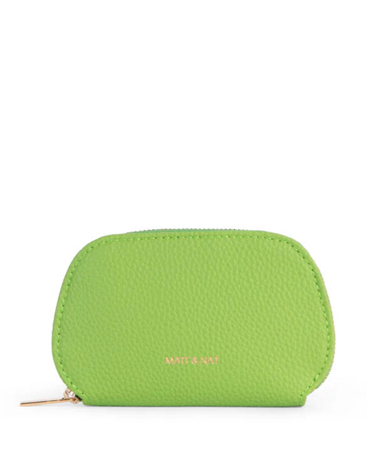 Nadya Menthe Portefeuille Compact avec Fermeture Éclair