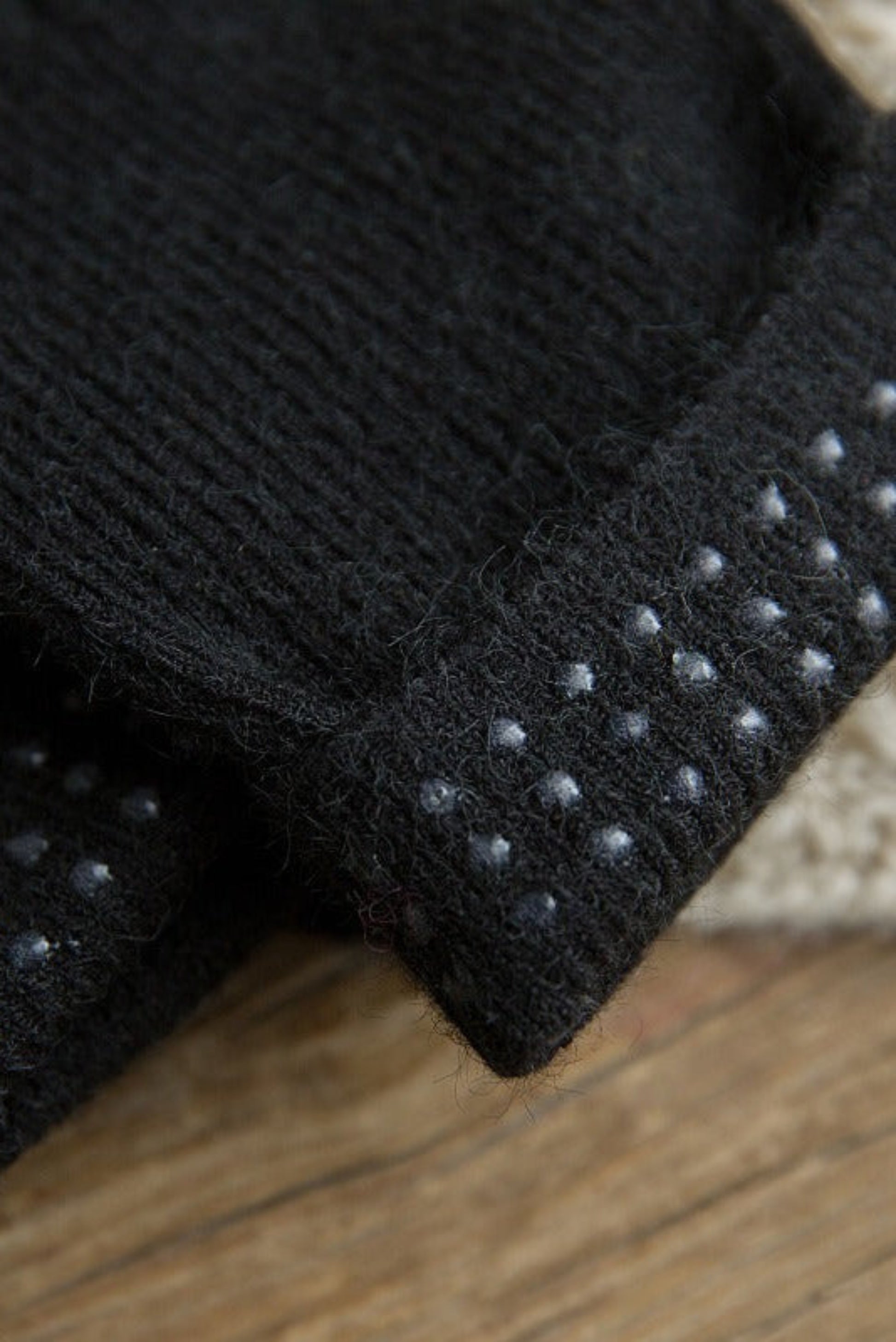 Semelle avec points antidérapants pour plus de stabilité