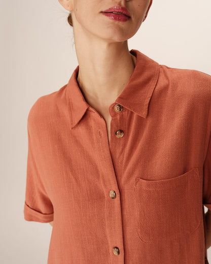 Paquita Terracotta Robe