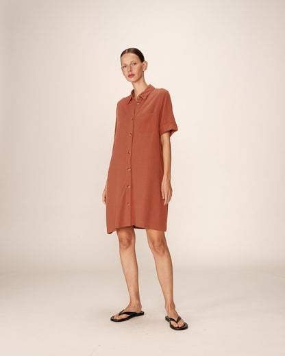 Paquita Terracotta Robe