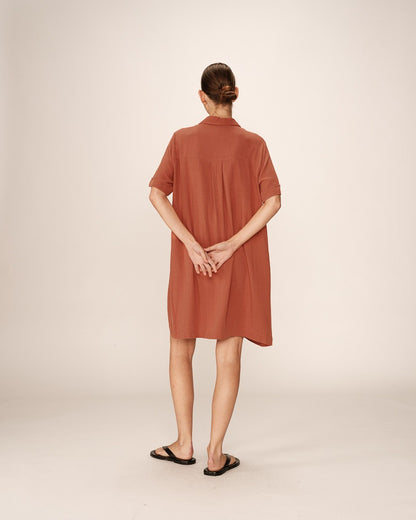 Paquita Terracotta Robe