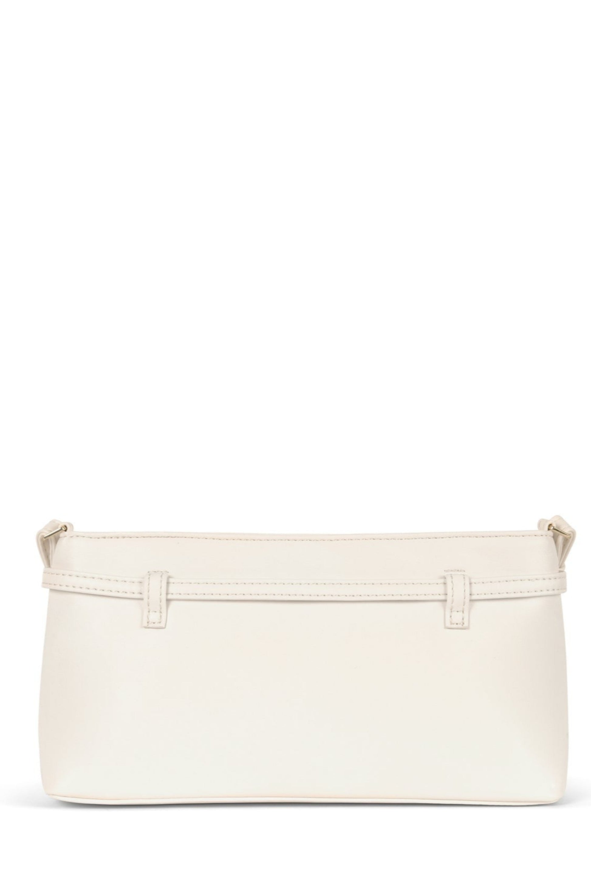 Vue arrière de la pochette Mireille crème au design minimaliste