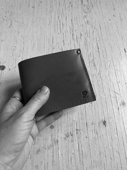 Portefeuille Marron Foncé en cuir