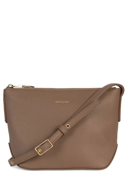 Sac bandoulière caramel Sam avec bandoulière ajustable