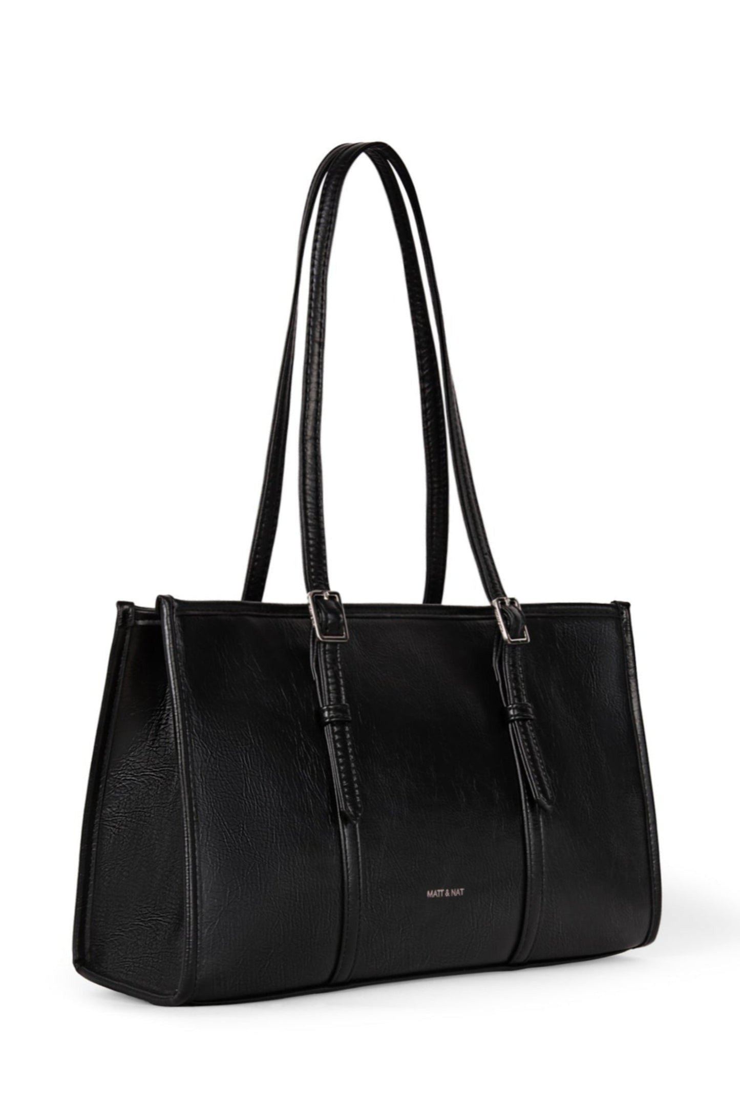  Sac Zephyr noir vu en perspective avec détails des finitions