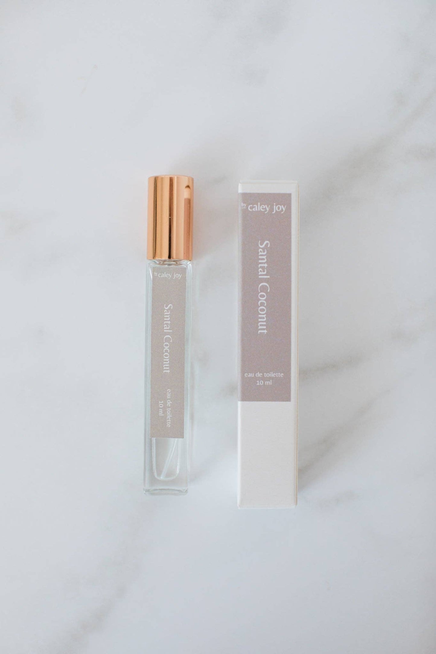 Flacon Santal Coconut avec boite blanche + format voyage pratique